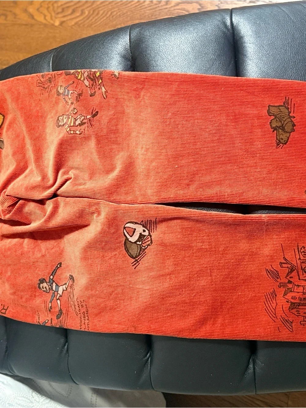Polo by Ralph Lauren Red Corduroy Jeans with Sports Graphic
